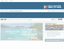 Tablet Screenshot of cruisevacationoutlet.com